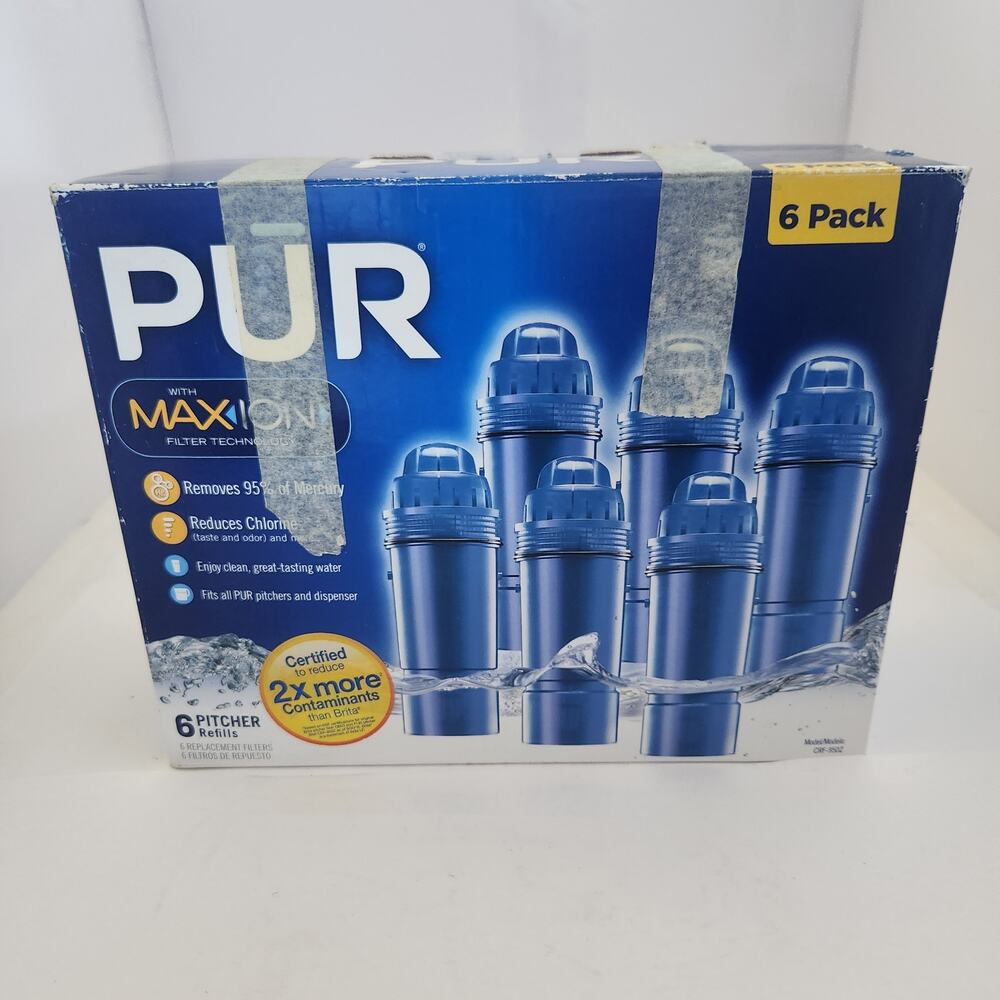 6 count Pur Pitcher Filters, CRF-950Z, sealed